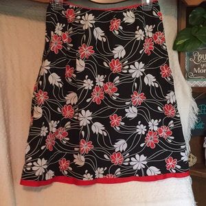 Flower Patterned Skirt